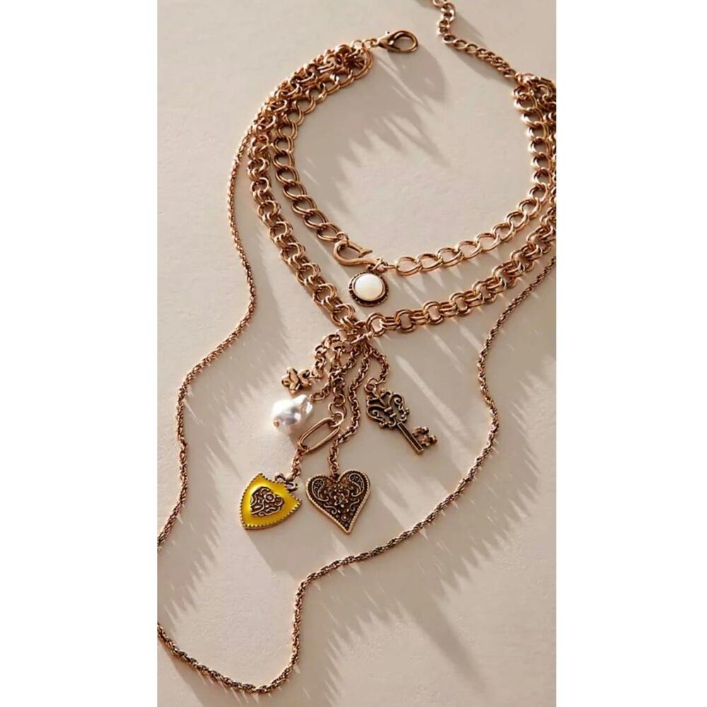 Free People | NWT | Tate Layer Necklace | Gold | MSRP $48